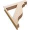 Ekena Millwork 7 1/2-in W x 38-in D x 46-in H Funston Block Rough Cedar Woodgrain TimberThane Outlooker, Primed Tan OUTUR075X38X46FST44RCPR - alternate 3